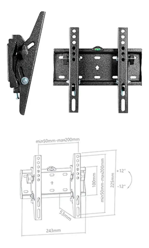 SOPORTE TV ONEBOX INCLINABLE 13’’–43’’ 45KG