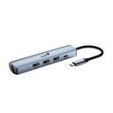 HUB GENIUS USB 3.0 SEN1 IRON GREY