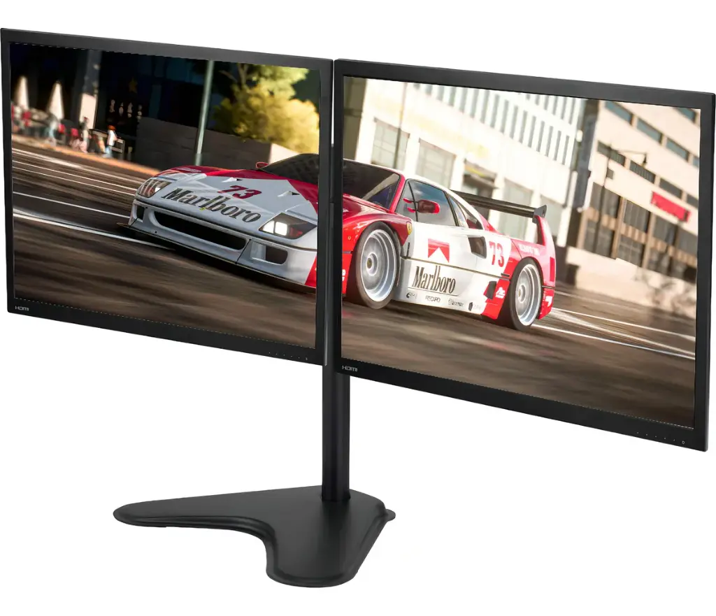 SOPORTE DE ESCRITORIO ONEBOX PARA 2 MONITORES 13’’–32’’