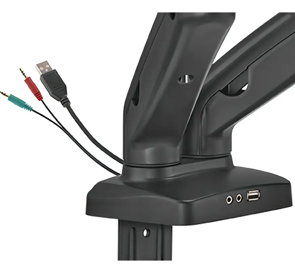 SOPORTE DE ESCRITORIO ONEBOX DOBLE MONITOR/MULTIMEDIA 17’’– 32’’