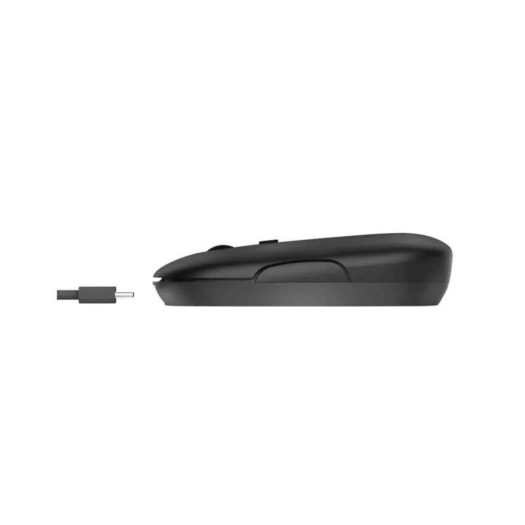 MOUSE TRUST PUCK NEGRO BLUETOOTH RECARGABLE