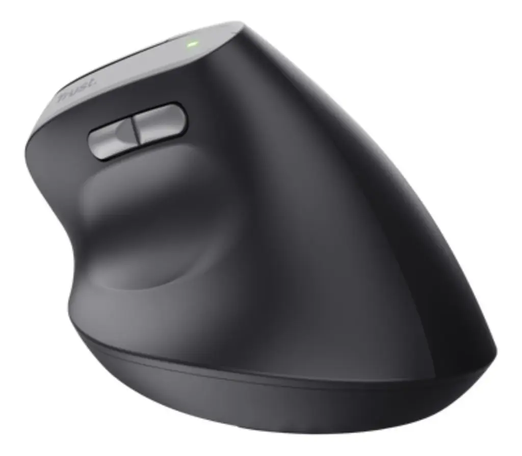 MOUSE BAYO 2 WIRELESS RECARGABLE ERGONOMICO VERTICAL USB BLACK