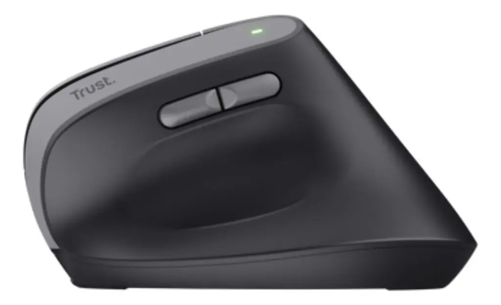 MOUSE BAYO 2 WIRELESS RECARGABLE ERGONOMICO VERTICAL USB BLACK