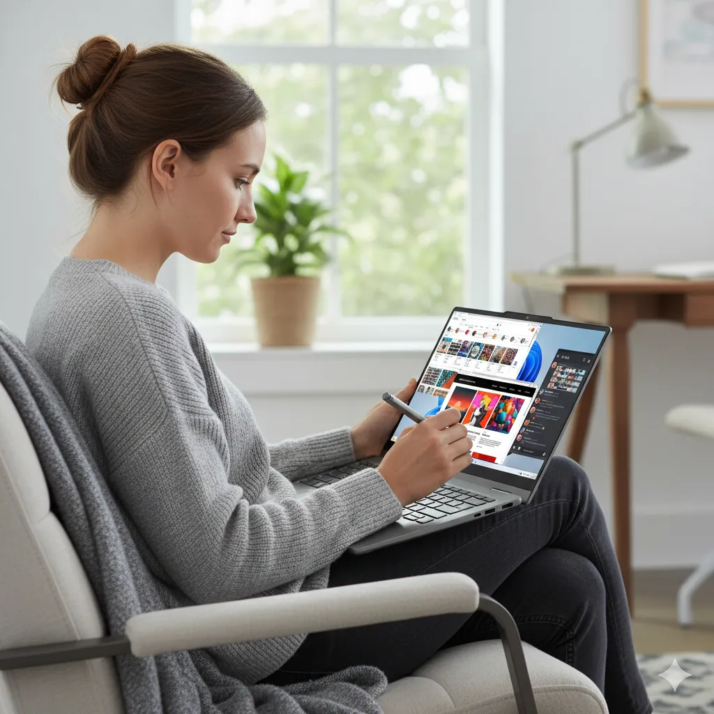 Notebook Lenovo Ideapad Slim 5 2-IN-1 Ryzen 7 14" WUXGA Windows 11 home