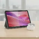 LENOVO TAB PLUS 4G 128GB FUNDA + EARBUDS SILVER GRAY 