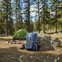 MOCHILA ESTILO LIBRE 18" IMPERMEABLE CON CARGA SOLAR 6 W - AZUL