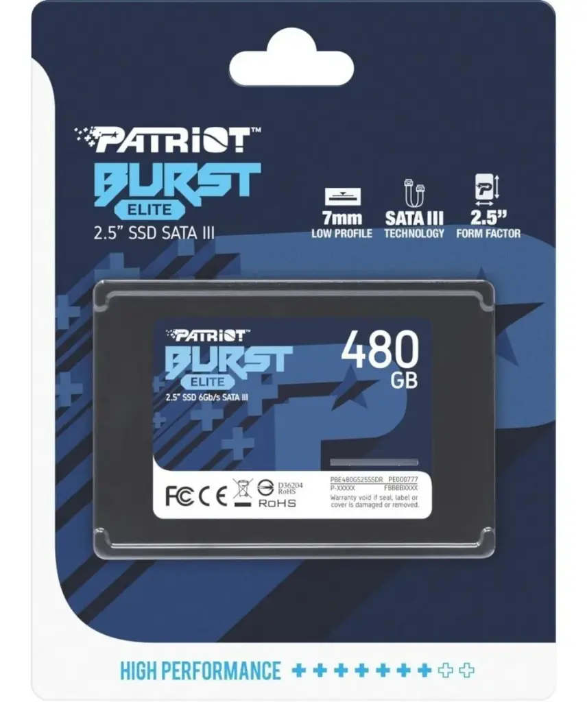 DISCO SSD PATRIOT ELITE 480GB SATA 2.5