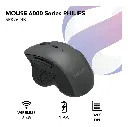 MOUSE PHILIPS INALAMBRICO SERIE 6000 ERGO 1600DPI BLUETOOTH USB BLACK