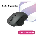 MOUSE PHILIPS INALAMBRICO SERIE 6000 ERGO 1600DPI BLUETOOTH USB BLACK