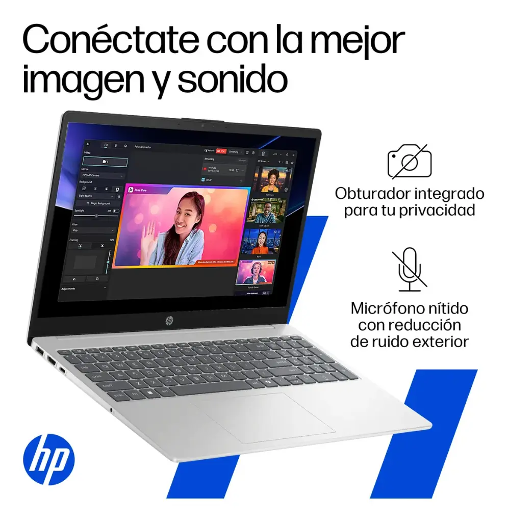 Notebook Hp 15-fd0331la Core 3 100u 15.6" FHD