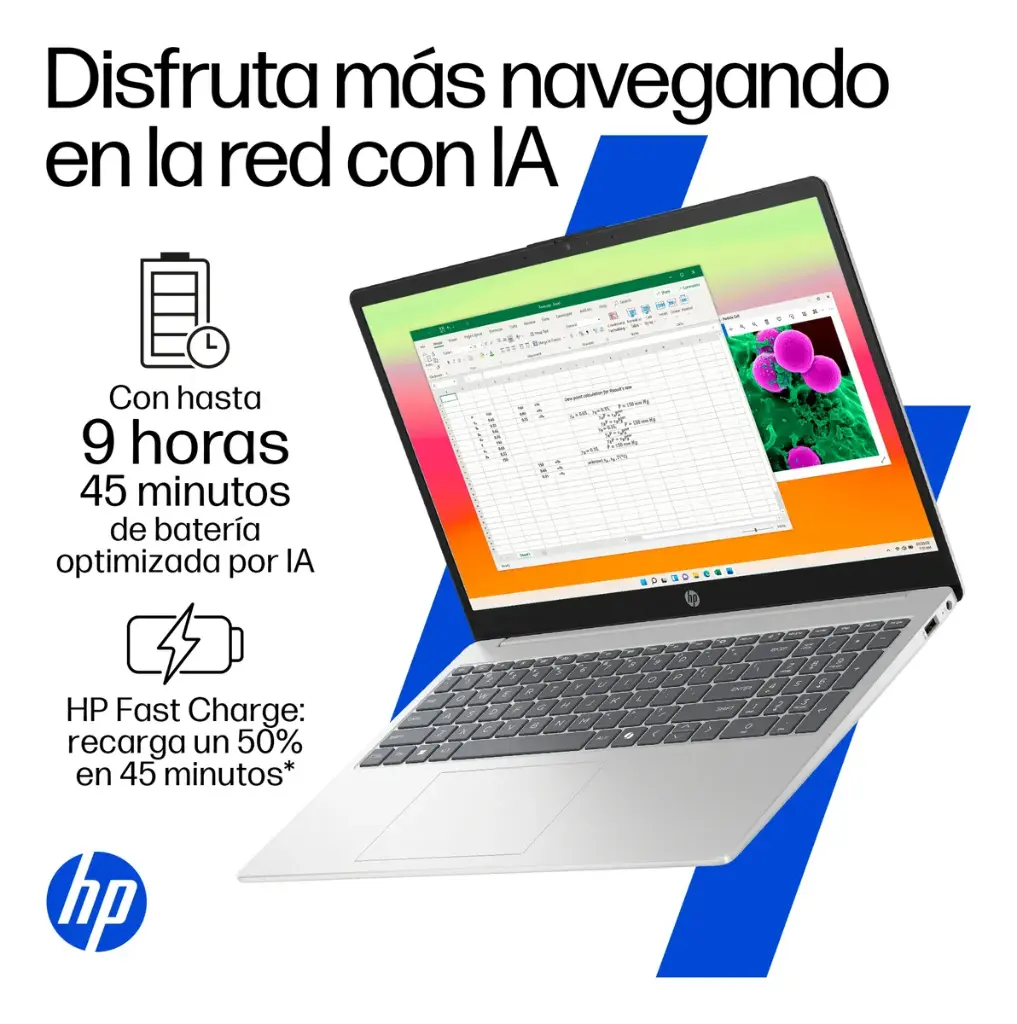 Notebook Hp 15-fd0331la Core 3 100u 15.6" FHD