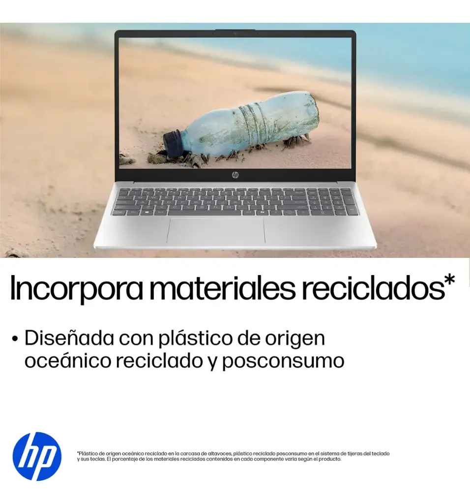Notebook Hp 15-fd0331la Core 3 100u 15.6" FHD