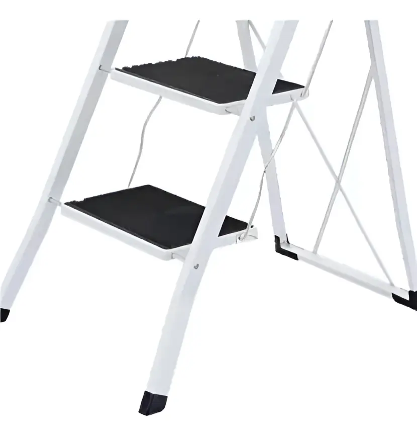 ESCALERA ONEBOX METALICA REFORZADA PLEGABLE ANTIDESLIZANTE 3 ESCALONES 150KG