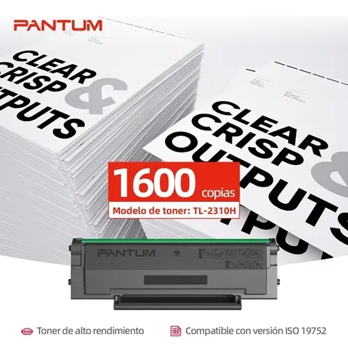 Impresora Monocromática Pantum Bp2300w Láser Bluetooth Wifi