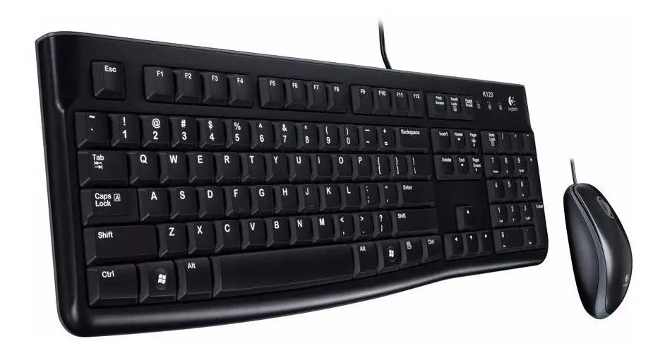 KIT TECLADO Y MOUSE LOGITECH MK120 USB