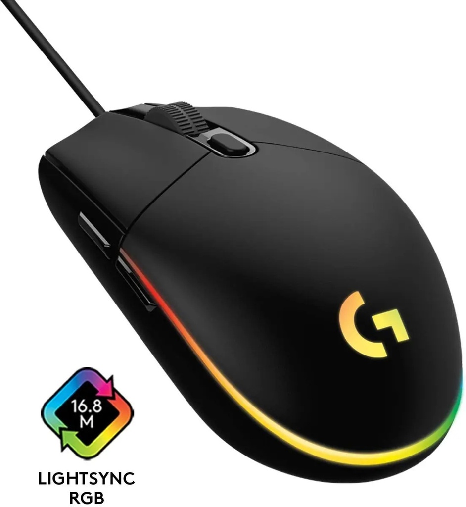 MOUSE LOGITECH G203 LIGHTSYNC BLACK 5793