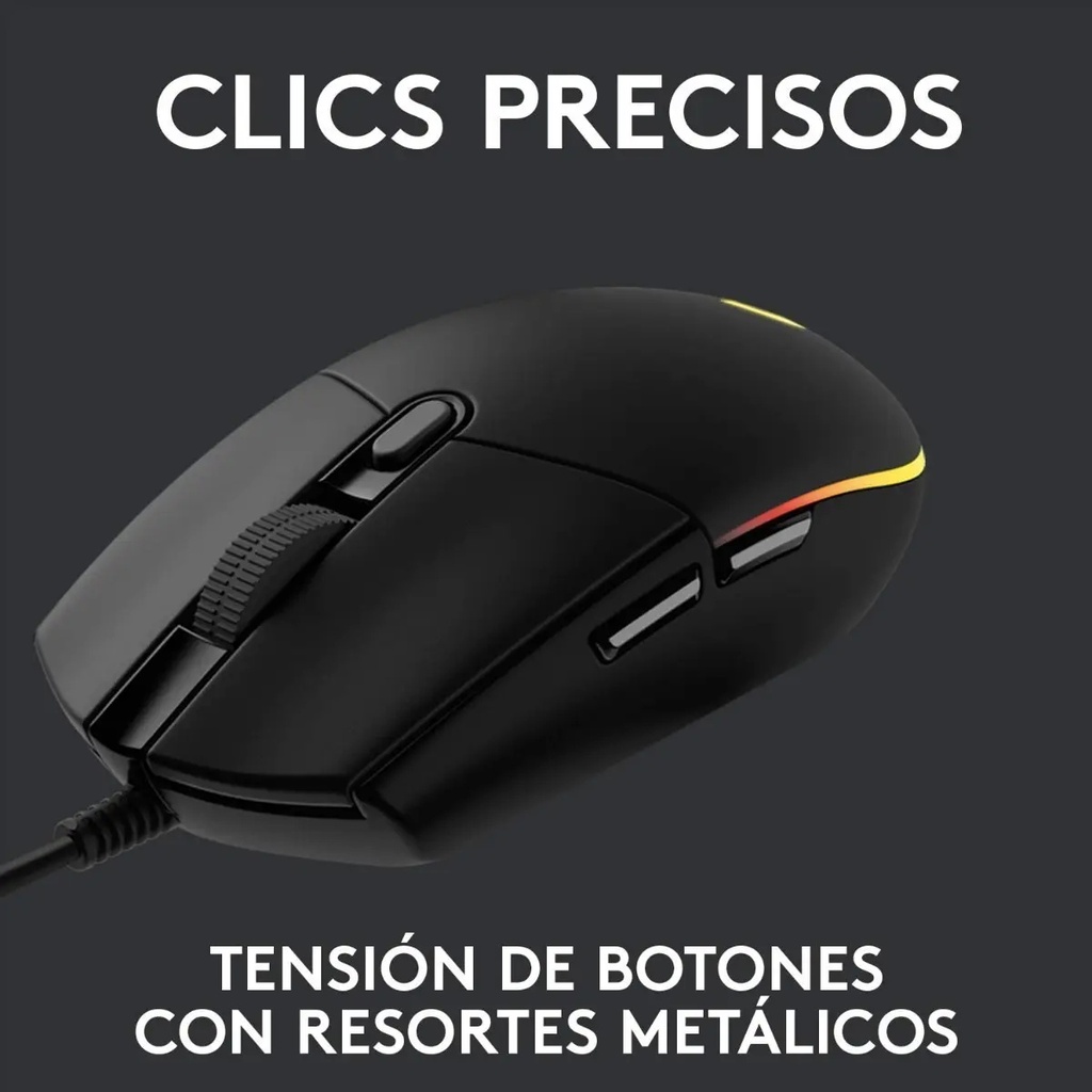 MOUSE LOGITECH G203 LIGHTSYNC BLACK 5793