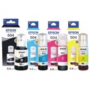 Kit de 4 recambios de tinta Epson T504 amarilla/cian/magenta/negra