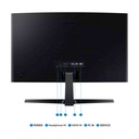 MONITOR SAMSUNG 27" D366 CURVO