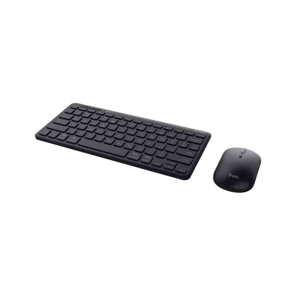 KIT TECLADO Y MOUSE TRUST LYRA BLUETOOTH WIRELESS REC