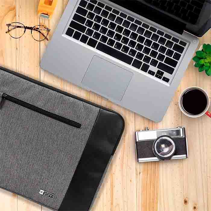 FUNDA MALETIN ZOM ZV15-200J GRIS 15.6