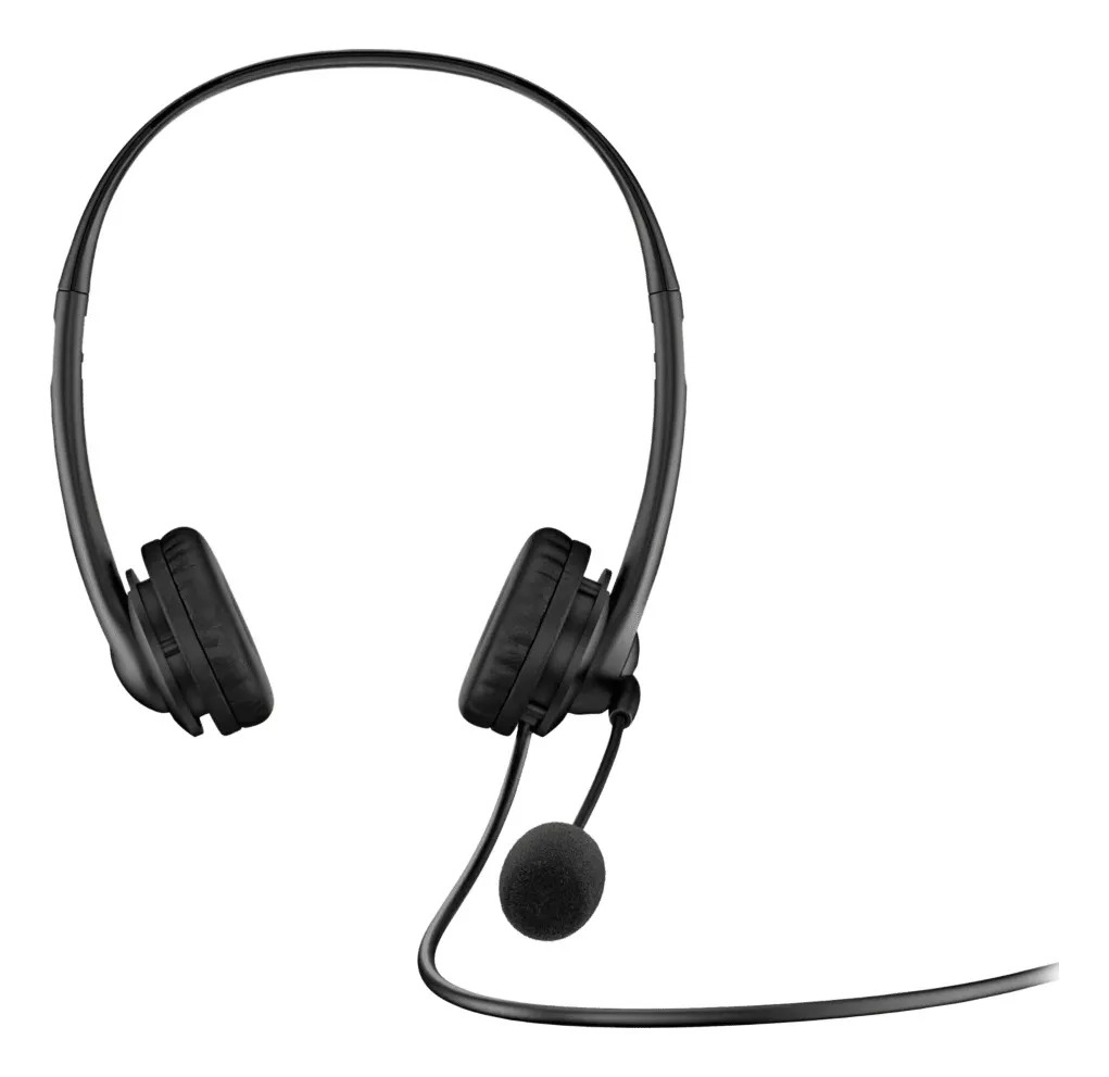 Auriculares Estereo Hp G2 Conexion De 3,5 Mm Color Negro