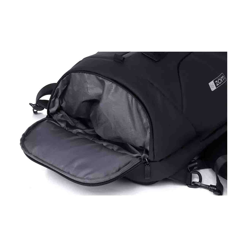 MOCHILA ZOM ZB-908BK + BOLSO 2 EN 1 BLACK