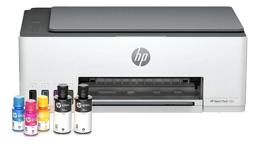 Impresora Multifuncion Hp Smart Tank 580 Sistema Continuo Color Wi-fi