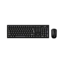 KIT TECLACO Y MOUSE GENIUS WIRELESS KM-8101 BLACK