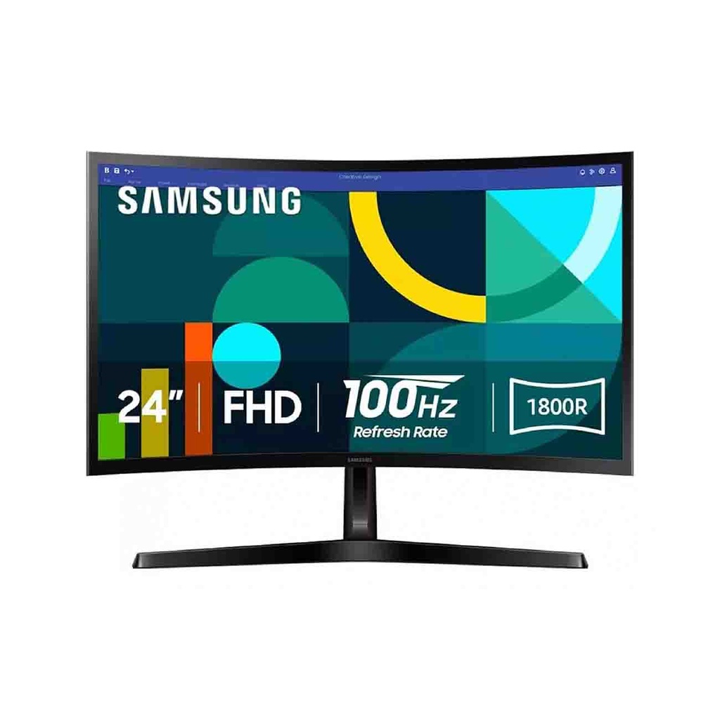Monitor Curvo Samsung 24" S36gd FHD 1920x1080 100hz