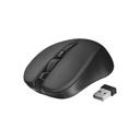 Mouse Pc Trust Mydo Inalámbrico Negro