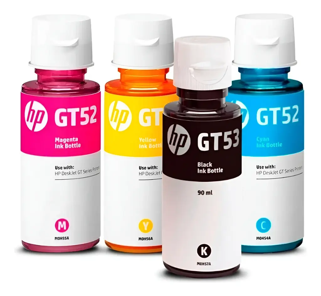 CAJA DE TINTAS HP ORIGINALES GT53/GT52