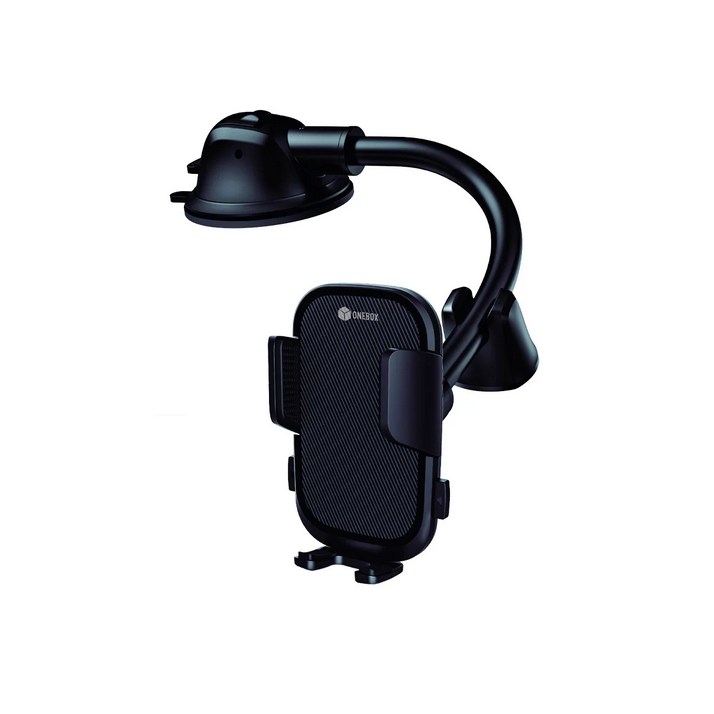 Soporte ONEBOX para Celular con Ventosa y Clip de Tablero