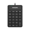 TECLADO NUMERICO PHILIPS 23 TECLAS USB BLACK