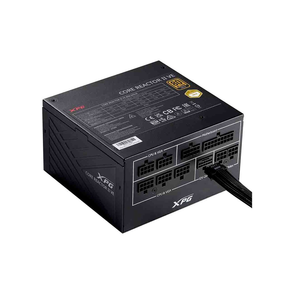 Fuente Xpg Core Reactor II 850W 80 Plus GOLD Modular