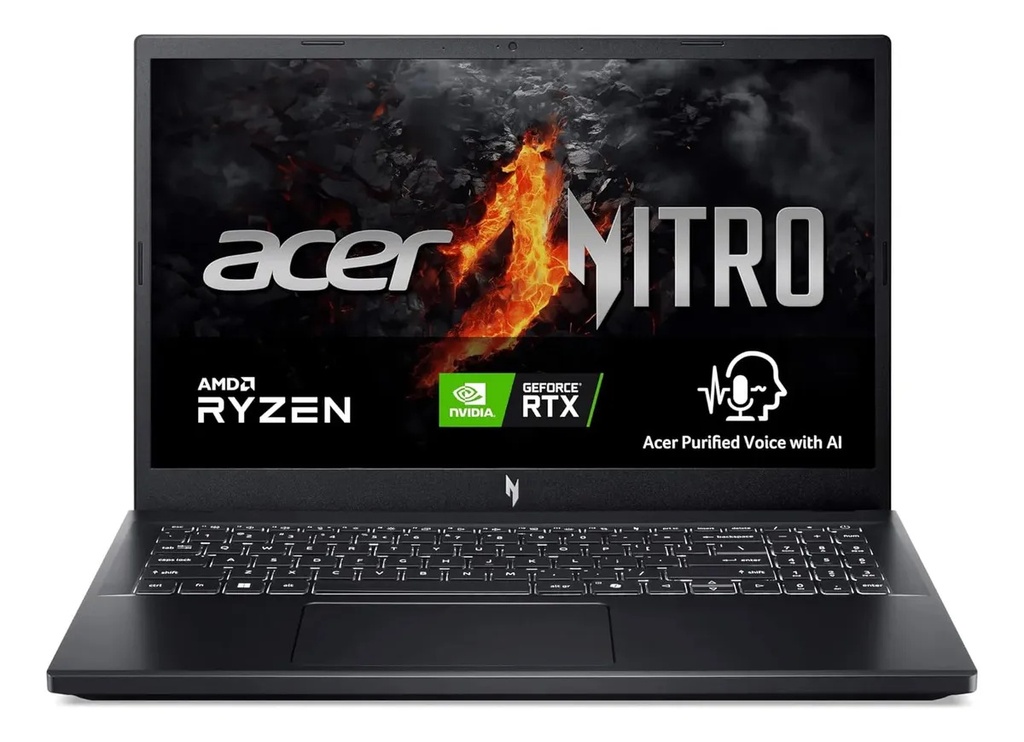 Notebook Acer Nitro V AMD Ryzen 5 7535HS NVIDIA GeForce Rtx4050 15.6" FHD 165Hz