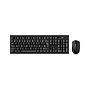 KIT TECLACO Y MOUSE GENIUS WIRELESS KM-8101 BLACK