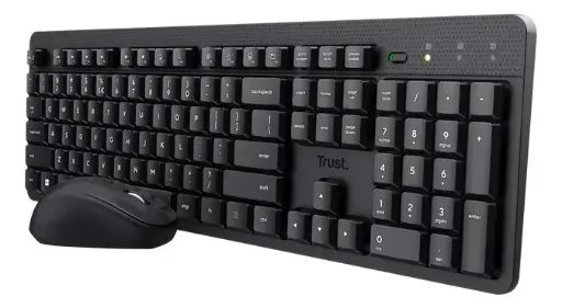 Kit Teclado Y Mouse Trust Ody Ii Inalambrico Silencioso 