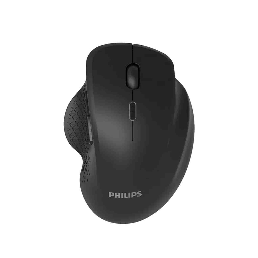 [SPK7624B] MOUSE PHILIPS INALAMBRICO SERIE 6000 ERGO 1600DPI BLUETOOTH USB BLACK [14666]