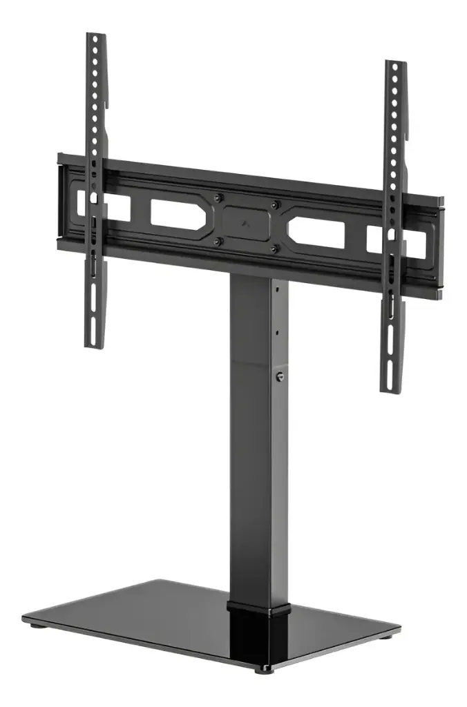 [OB-P7] SOPORTE ONEBOX DE PIE TV BASE VIDRIO TEMPLADO 35’’–75’’ 40KG [72052]