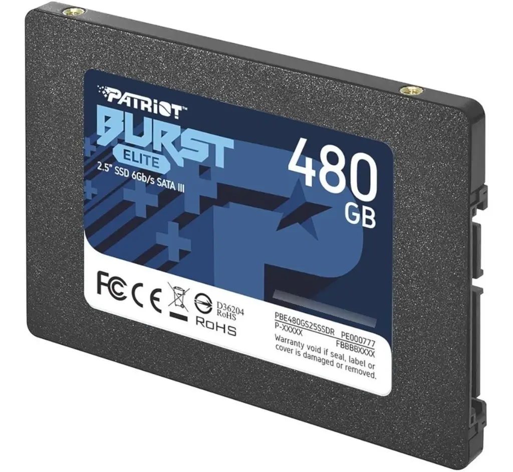 [PBE480GS25SSDR] DISCO SSD PATRIOT ELITE 480GB SATA 2.5 [112310]