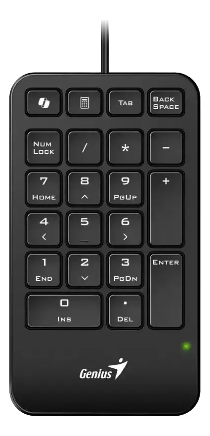 [31300019400] TECLADO GENIUS NUMPAD 125 USB-A BLACK [13411]