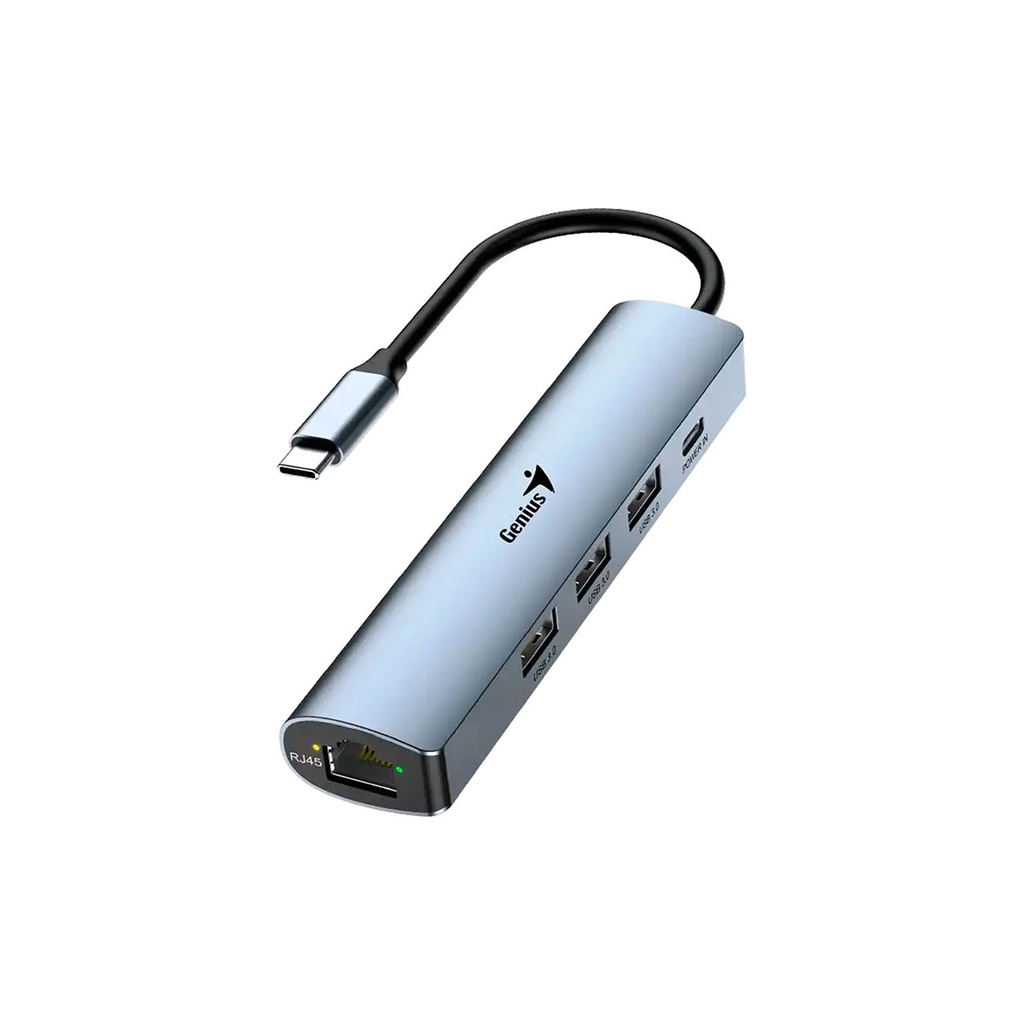 [31240004400] HUB GENIUS USB 3.0 SEN1 IRON GREY [32771]